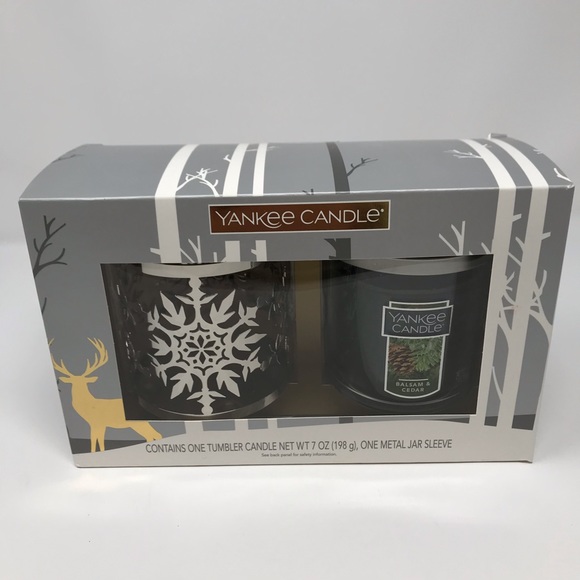 Yankee Candle Other - YANKEE CANDLES gift set. Balsam and Cedar. NWT